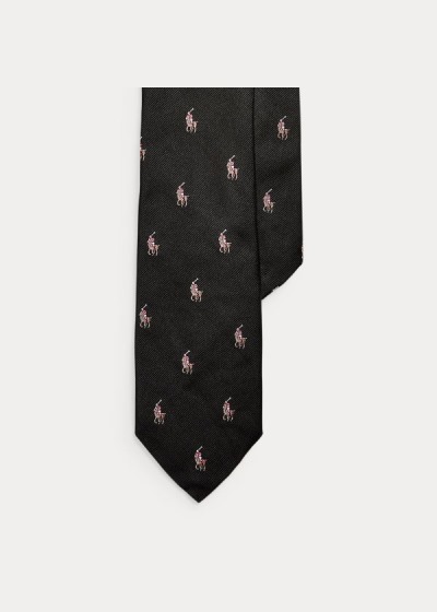 Men's Polo Ralph Lauren Polo Player Silk Narrow Ties | 630798UNV